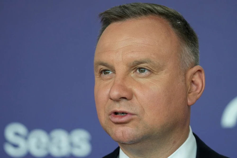 Tổng thống Ba Lan Andrzej Duda. Ảnh: REUTERS