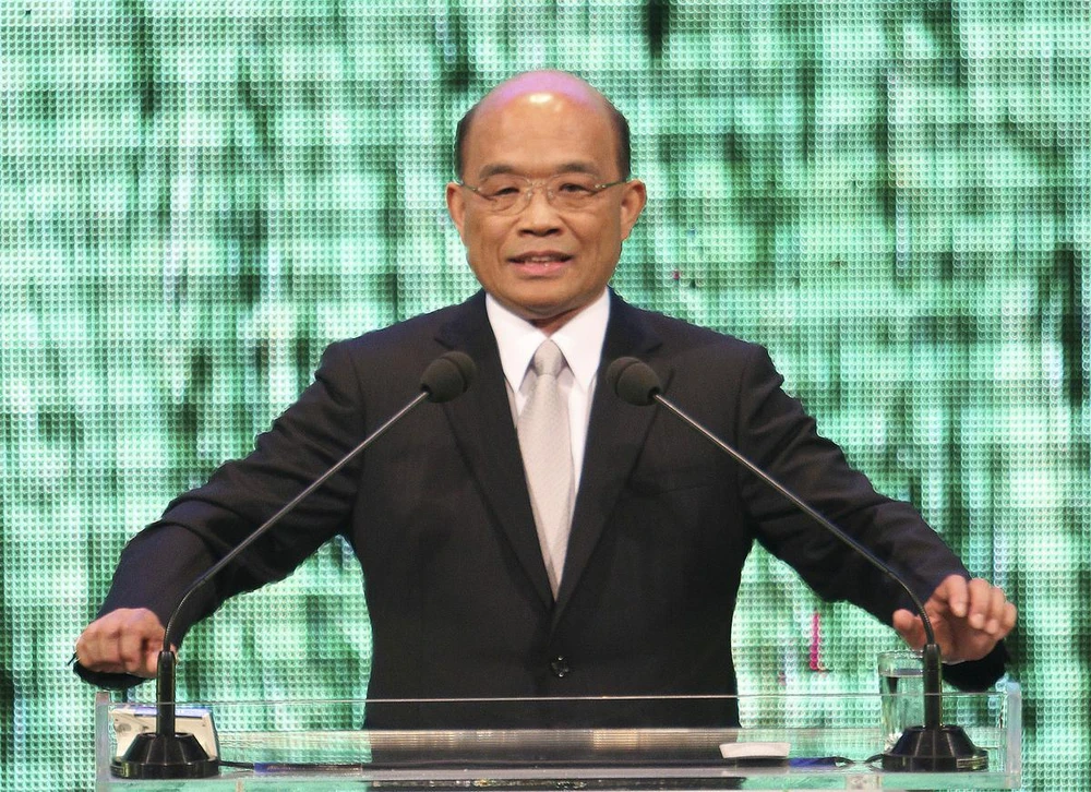 Người đứng đầu chính quyền Đài Loan Tô Trinh Xương. Ảnh: AP