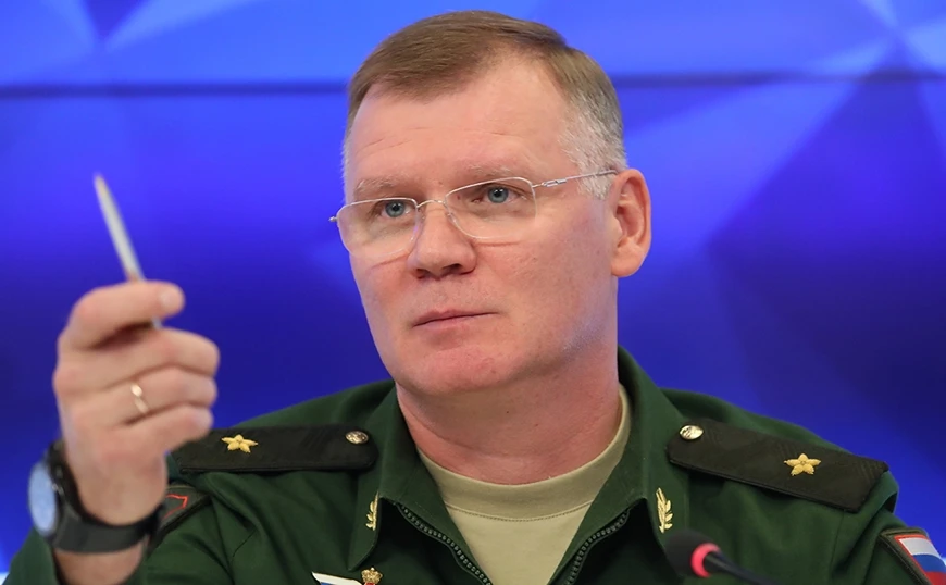 Thiếu tướng Igor Konashenkov - người phát ngôn Bộ Quốc phòng Nga. Ảnh: TASS