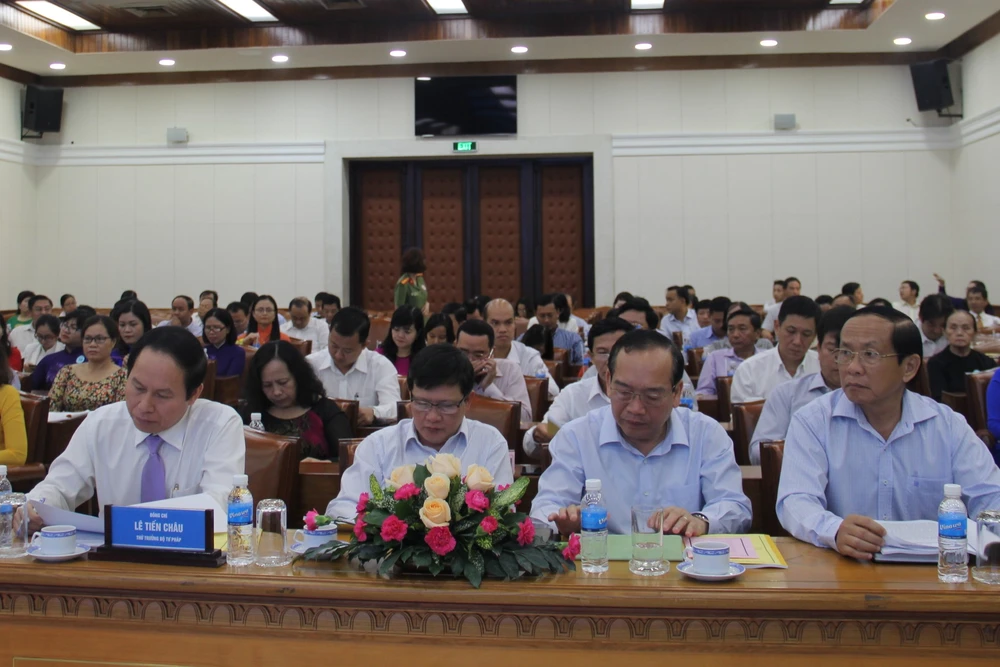 Ngành tư pháp TP.HCM kéo giảm hồ sơ trễ hạn ảnh 1