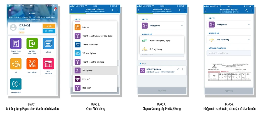 Thanh toán các dịch vụ sinh hoạt hàng tháng bằng Payoo ảnh 2