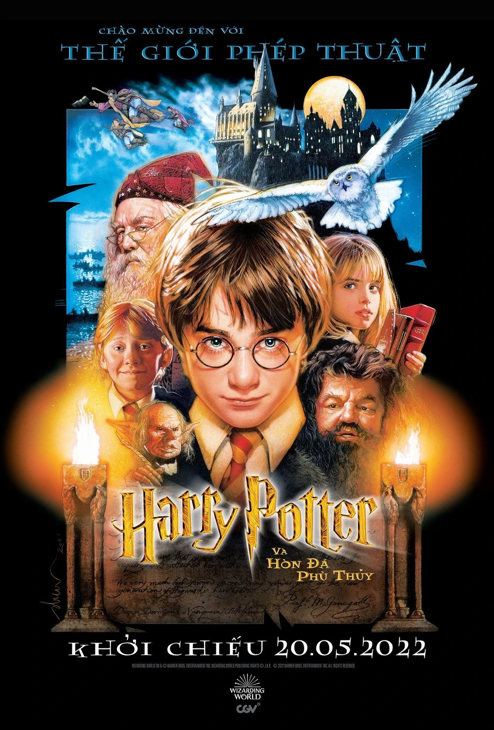 Poster 'Harry Potter và hòn đá phù thủy'