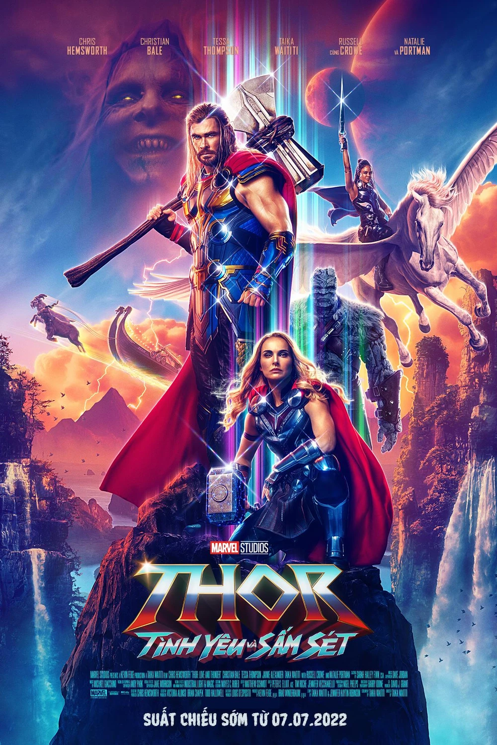 Poster phim Thor: Love and Thunder. Ảnh: PHP