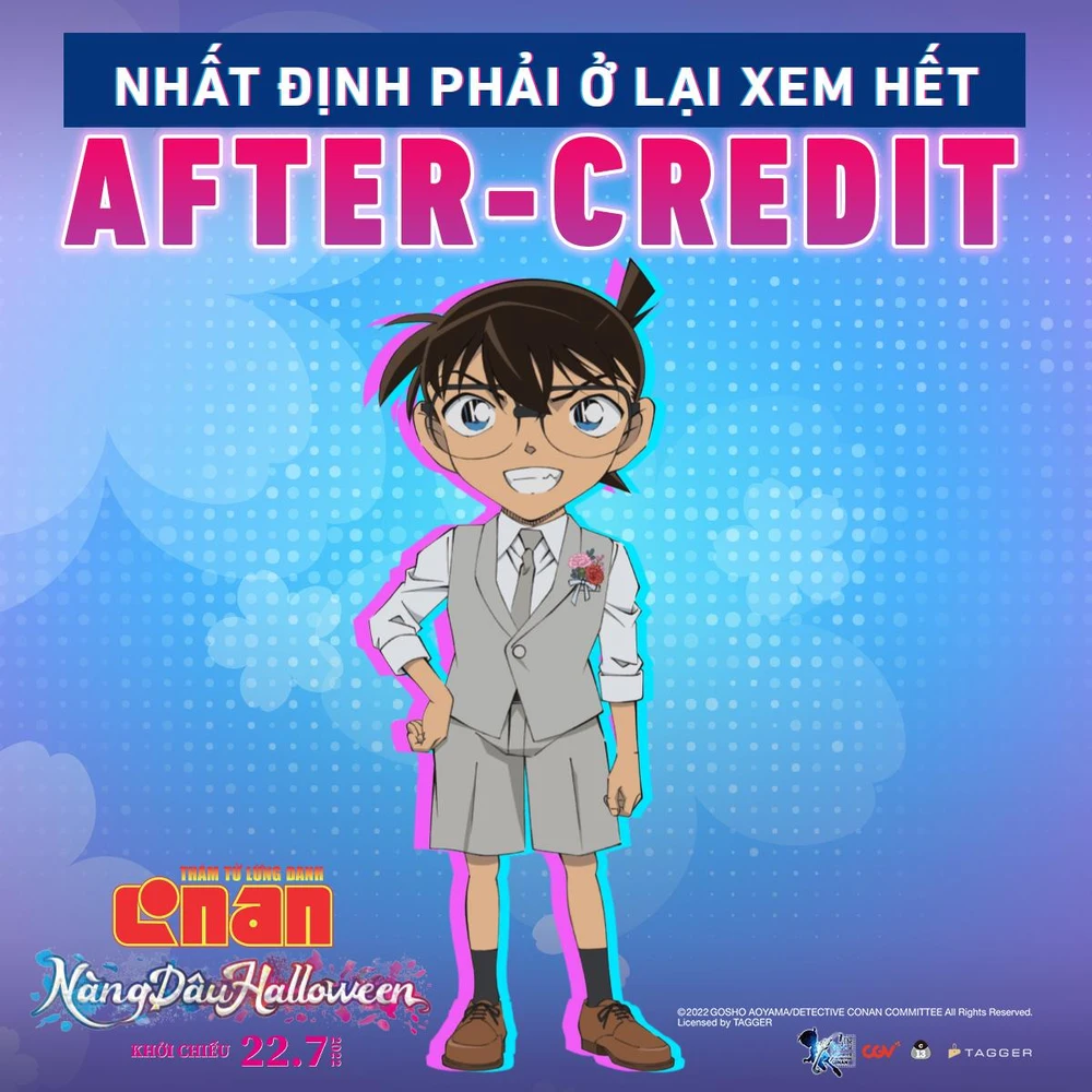 After-credit của Thám tử lừng danh conan: nàng dâu Halloween khiến cộng đồng mạng dậy sóng. Ảnh: PHP
