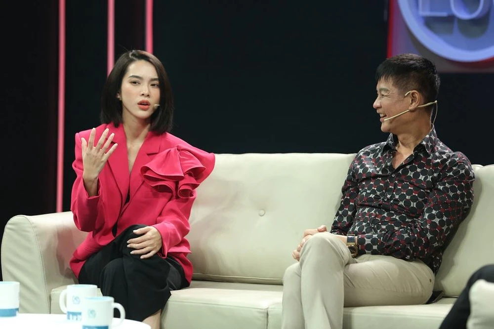 Đạo diễn Lê Hoàng và diễn viên Quỳnh Lương