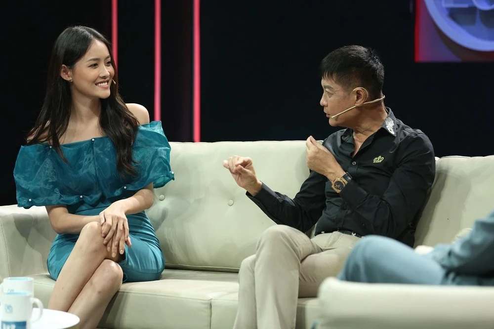 Diễn viên Trương Mỹ Nhân và đạo diễn Lê Hoàng