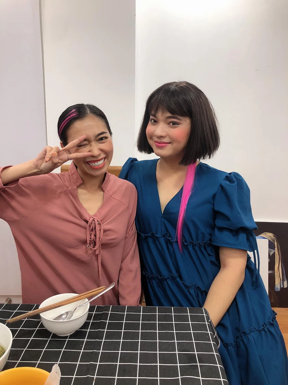 “Chị Canô” Lê Nhân và Nguyên Thảo.