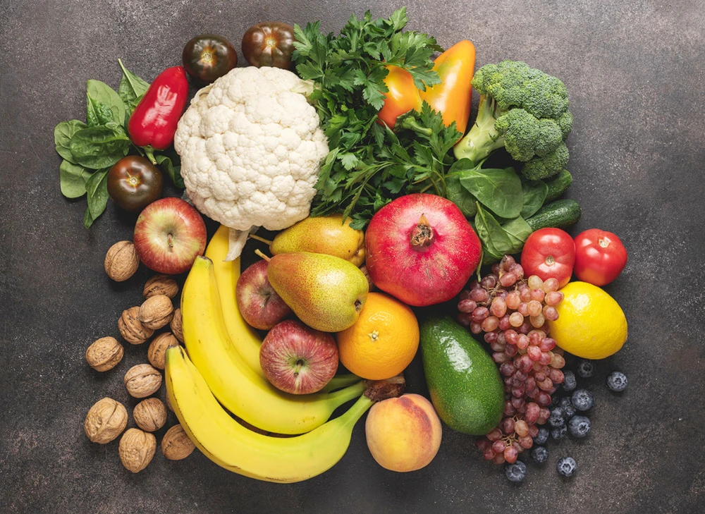 Ăn nhiều trái cây và rau củ rất tốt cho sức khỏe. Ảnh:Shutterstock
