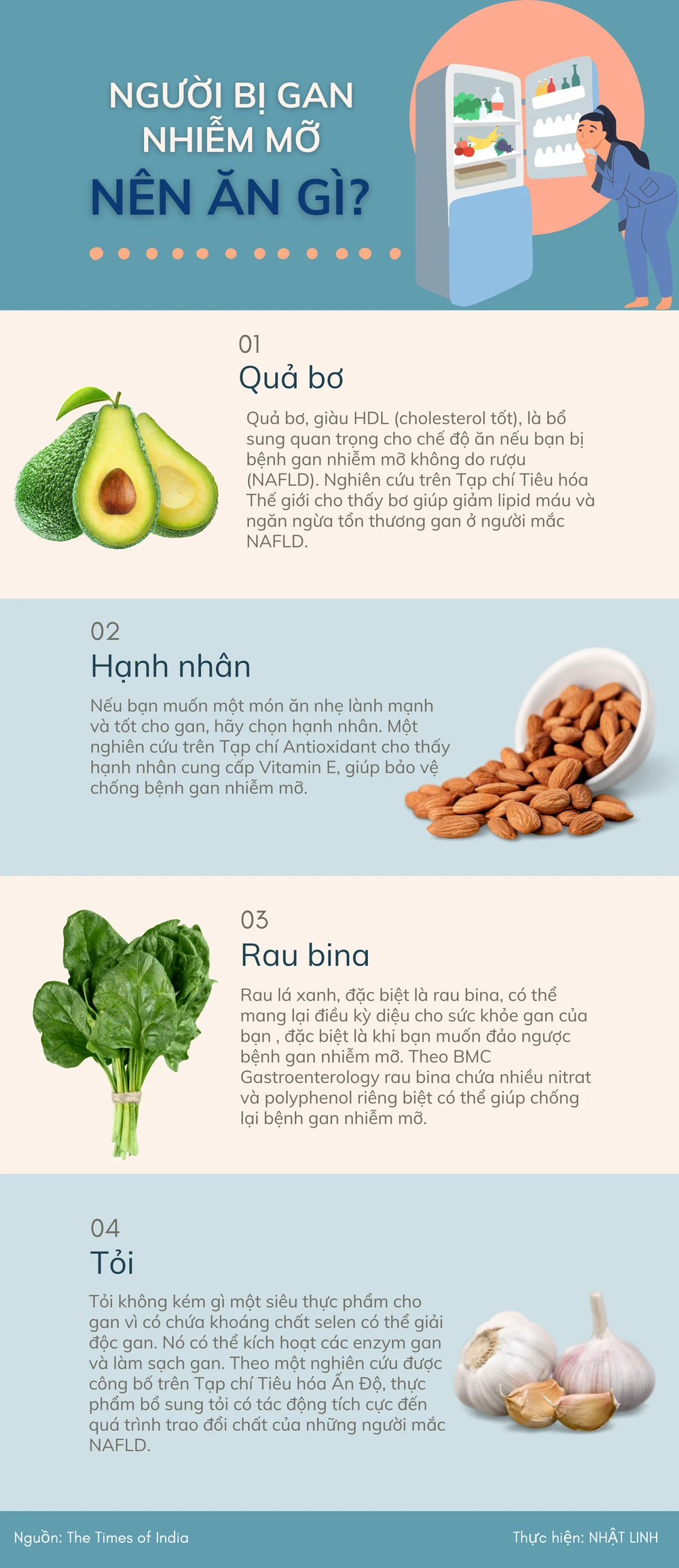 Người bị gan nhiễm mỡ nên ăn gì?