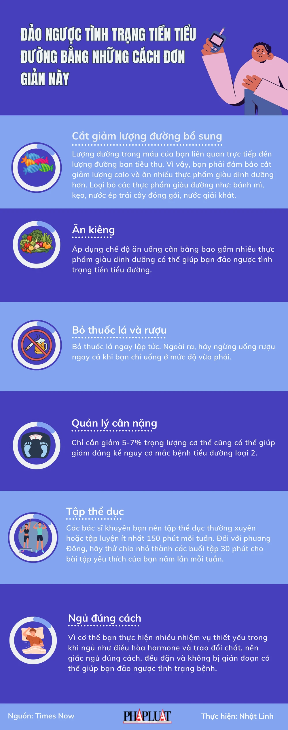 Đảo ngược tình trạng tiền tiểu đường bằng những cách đơn giản này