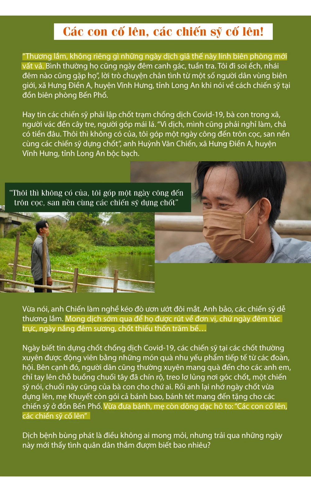 Tâm sự của chiến sĩ biên giới Tây Nam những ngày chống dịch ảnh 17