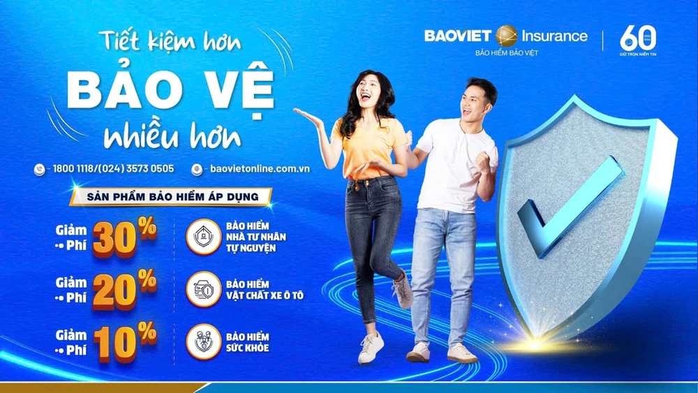 Chương trình ưu đãi lên đến 30% dành cho 9 chương trình bảo hiểm.