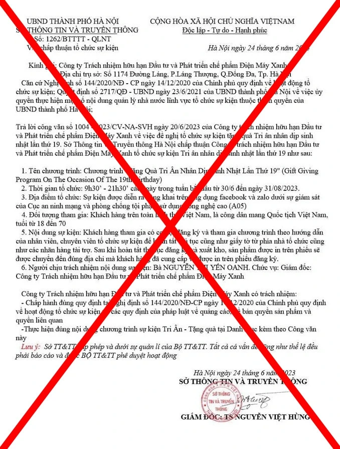 Quảng Ngãi: Giả mạo thương hiệu để lừa đảo chiếm đoạt tài sản