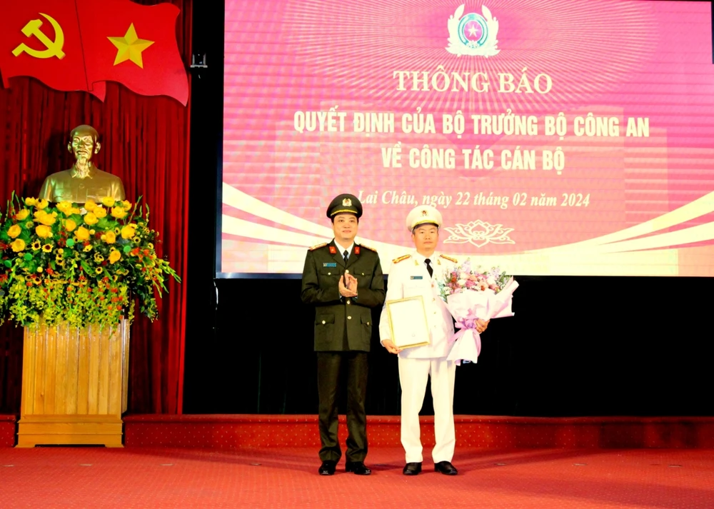 Phó Giám đốc Công an Lai Châu làm Phó Cục trưởng Cục An ninh điều tra
