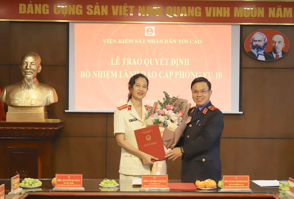 Nhân sự mới của Viện Kiểm sát Nhân dân Tối cao ảnh 1