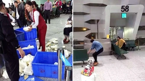 'Hỗn chiến' sân bay Trung Quốc: Hành khách ẩu đả với cảnh sát ảnh 2
