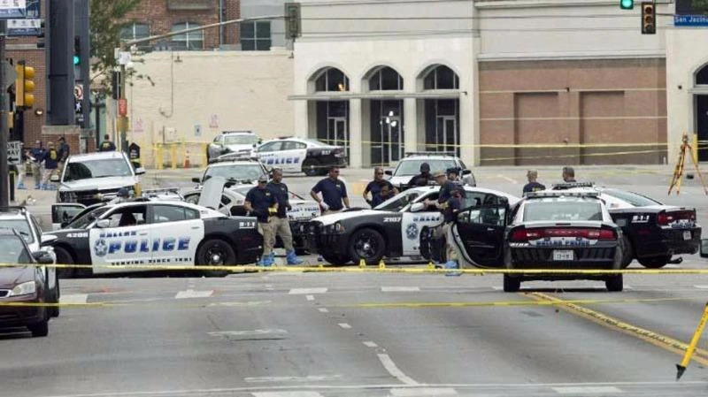 sở cảnh sát Dallas bị đe dọa