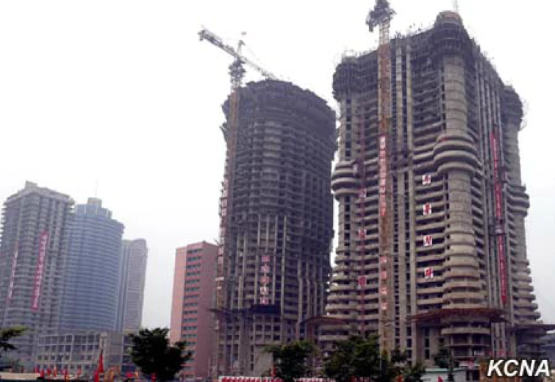 tòa nhà 70 tầng ở Triều Tiên