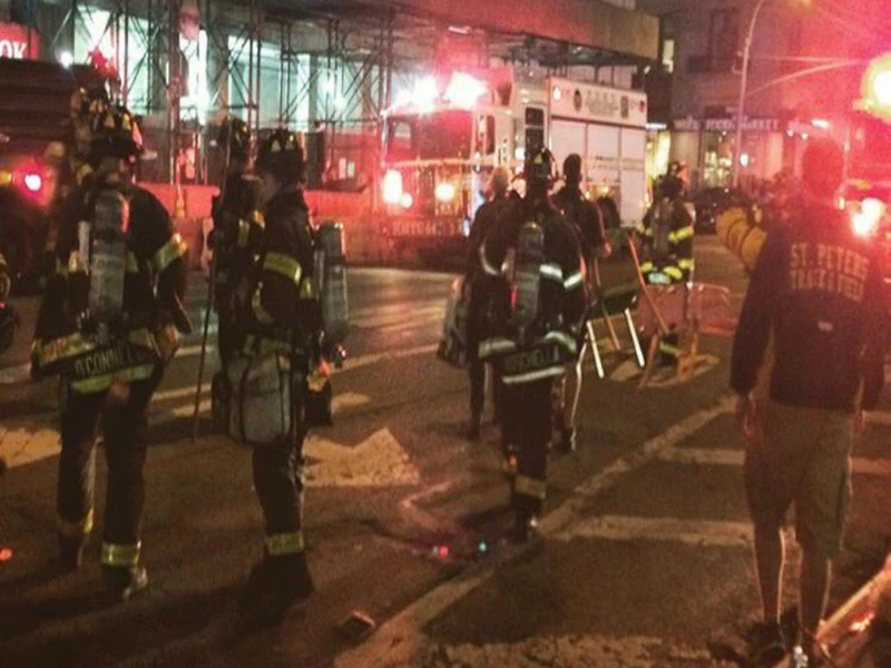 nổ lớn ở Manhattan