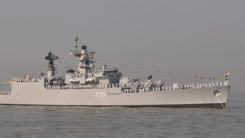 Tàu INS Betwa của Ấn Độ.