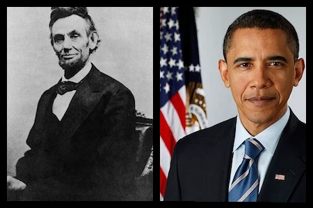 obama và lincoln