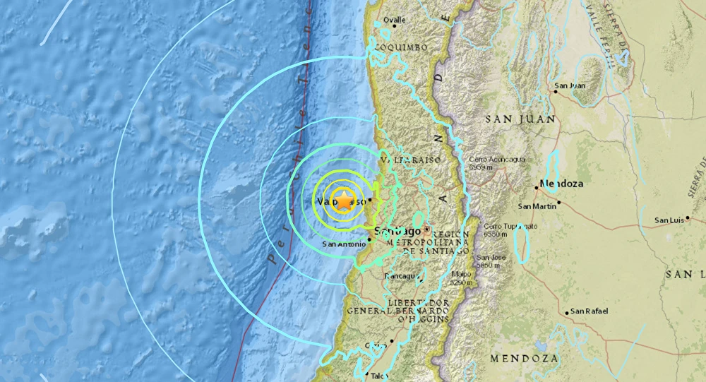 Động đất 7,1 độ Richter rung chuyển thủ đô Chile ảnh 1