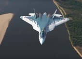 Nga công bố video tiêm kích Su-57 bay sát mặt đất