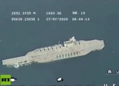 Video: Iran tập trận phóng tên lửa, vây mô hình tàu sân bay Mỹ