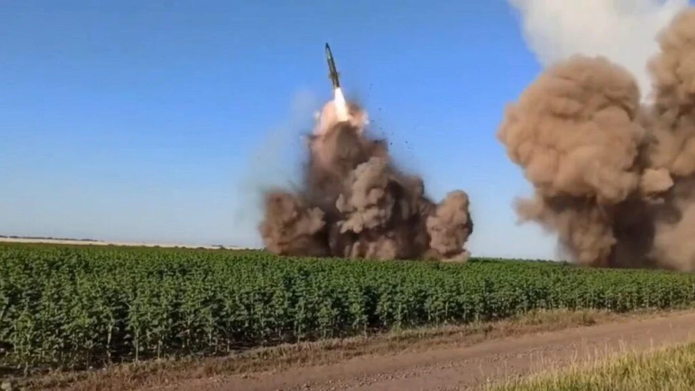 Hệ thống tên lửa Tochka của Nga. Ảnh: Creative Commons Hệ thống tên lửa Tochka của Nga. Ảnh: Creative Commons