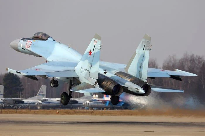 Chiến đấu cơ Su-35S của Không quân Nga. Ảnh: Artyom Anikeev/STOCKTREK IMAGES/ GETTY IMAGES
