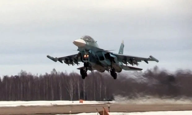 Tiêm kích Sukhoi Su-34 của Nga. Ảnh: AFP