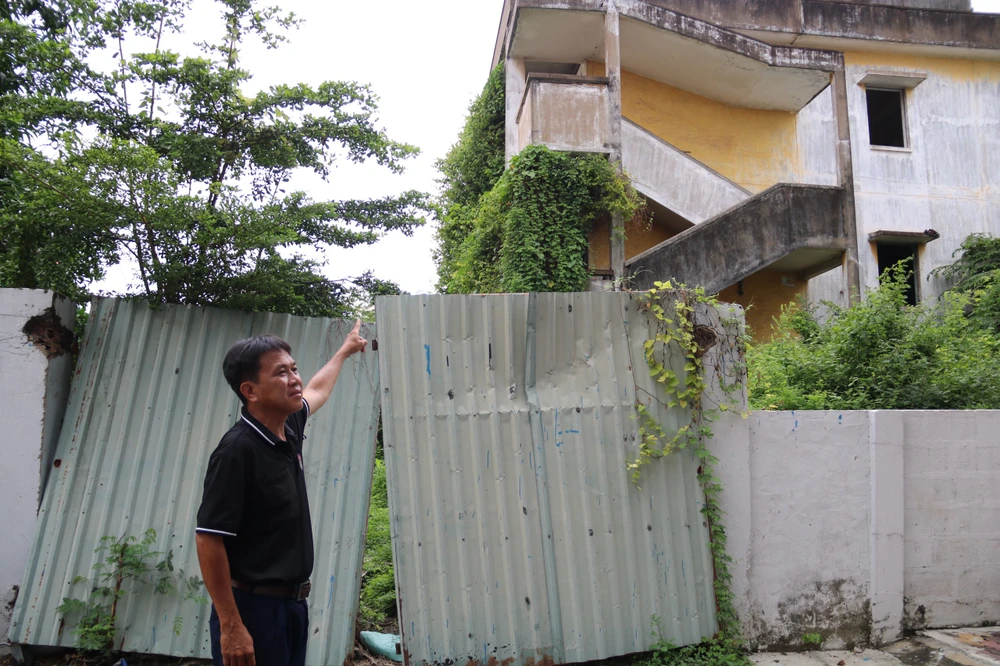 Dự án bỏ ngỏ vì nhiều vướng mắc chưa tháo gỡ.