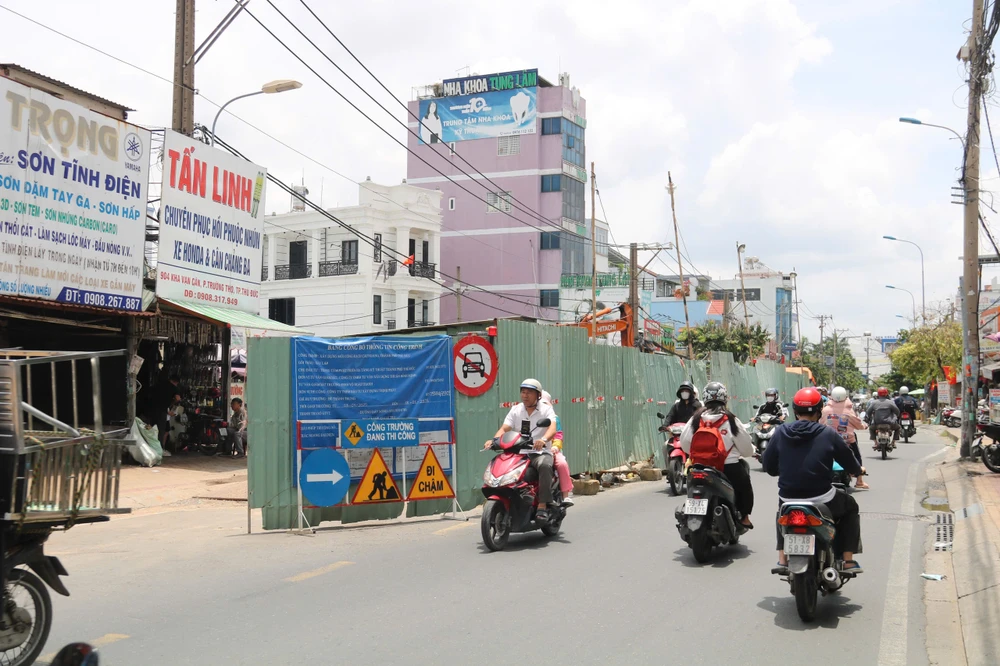 Các dự án giảm ngập cho khu vực Thủ Đức đang được triển khai.