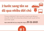 2 bước sang tên xe đã qua nhiều đời chủ