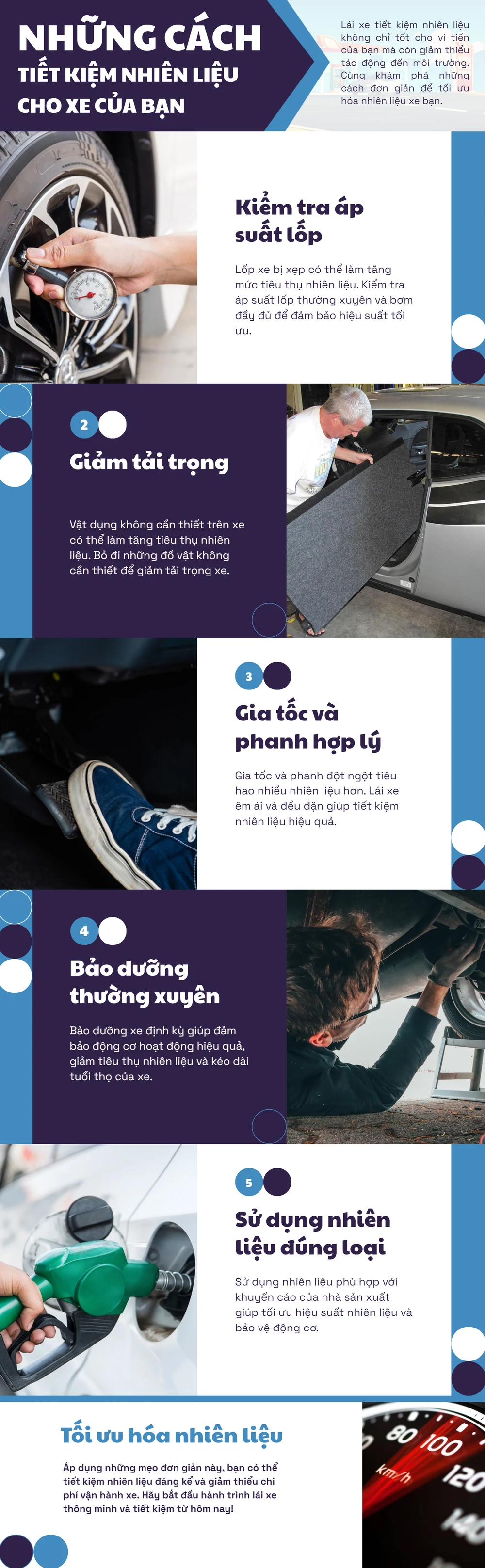 Những cách tiết kiệm nhiên liệu cho xe của bạn