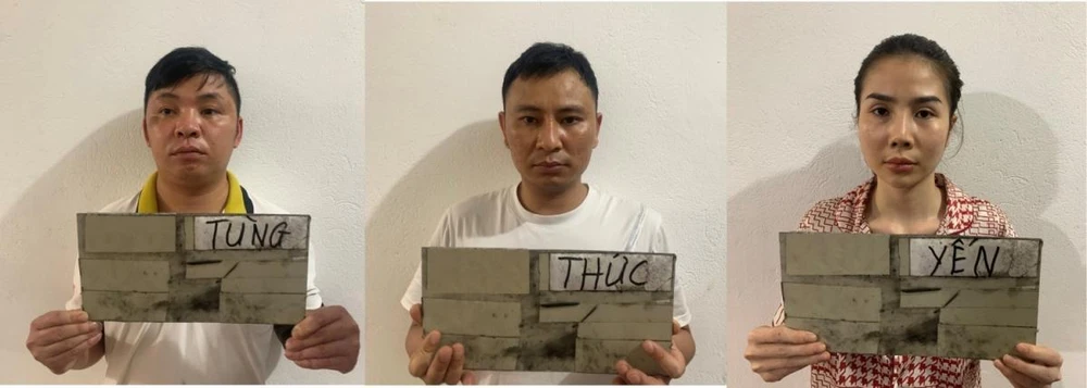 Nhóm đối tượng bị khởi tố về hành vi tổ chức sử dụng trái phép và mua bán chất ma túy. Ảnh: CACC