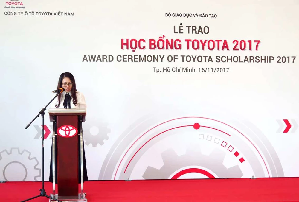 Toyota trao 35 học bổng cho sinh viên phía Nam ảnh 1