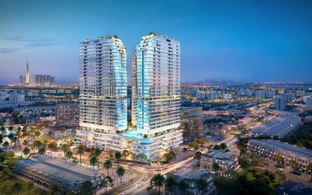 King Crown Infinity là dự án phức hợp thương mại và căn hộ cao cấp với 2 tòa tháp cao 30 tầng