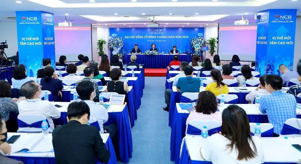 Quang cảnh ĐHĐCĐ thường niên NCB năm 2022