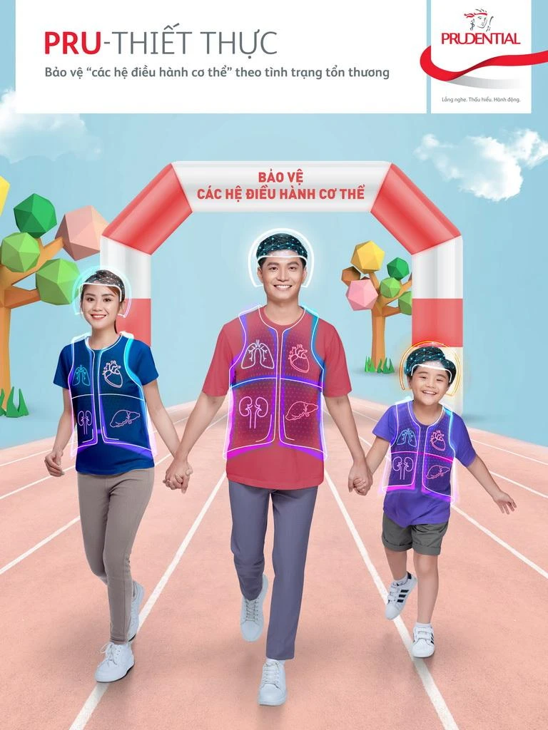 PRU-Thiết Thực giúp bảo vệ các hệ điều hành cơ thể theo tình trạng tổn thương.