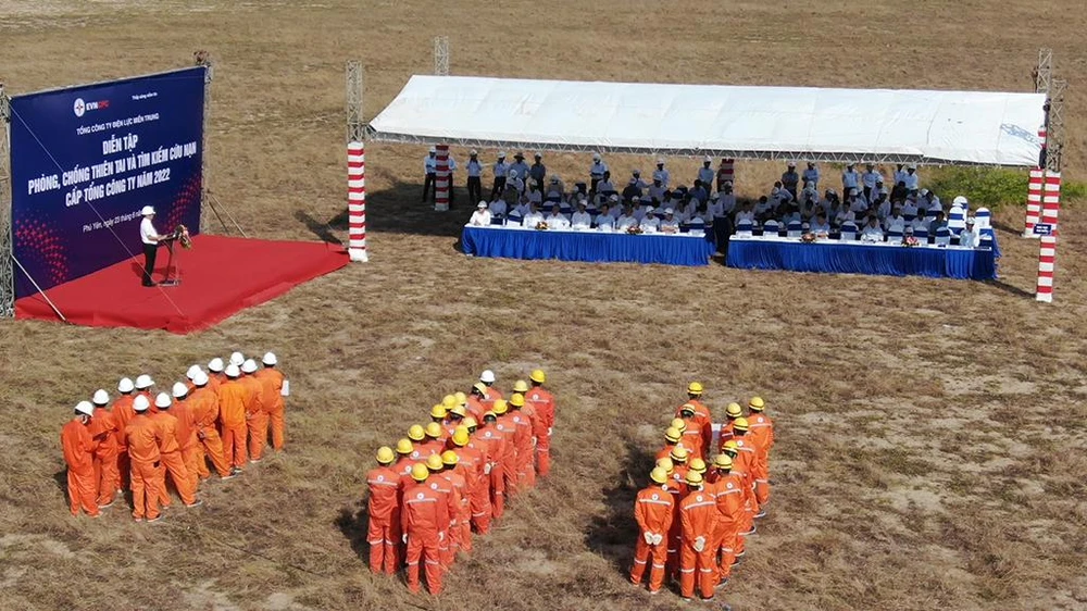 EVNCPC hoàn thành tổ chức diễn tập PCTT &amp; TKC năm 2022