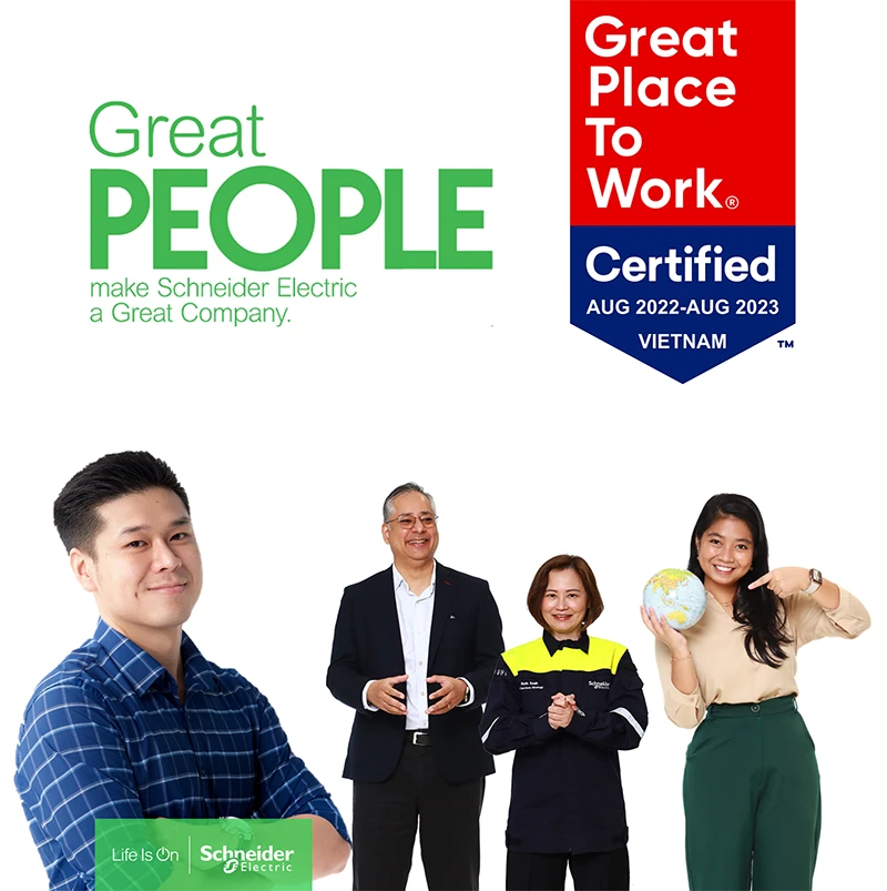 Schneider Electric “Nơi làm việc xuất sắc” của châu Á và Việt Nam 2022 Schneider Electric “Nơi làm việc xuất sắc” của châu Á và Việt Nam 2022