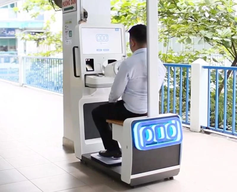 Máy khám sức khỏe tự động POD giúp giảm thời gian chờ của bệnh nhân.