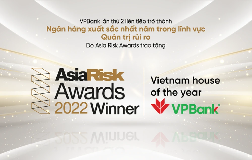 Giải thưởng “Ngân hàng xuất sắc nhất năm – Vietnam House of The Year 2022” dành cho VPBank