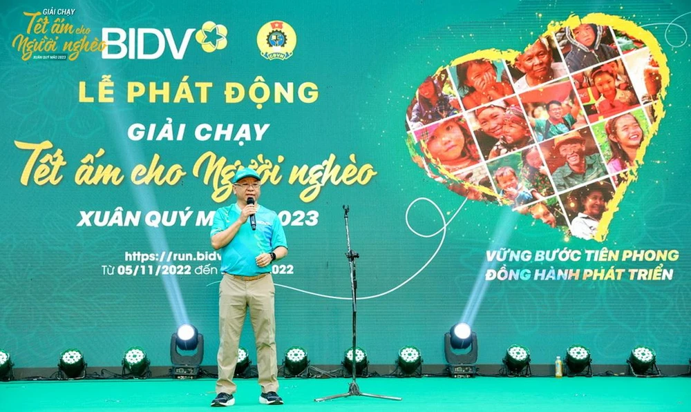 Ban tổ chức phát động giải chạy online giúp đồng bào nghèo đón Tết Quý Mão 2023