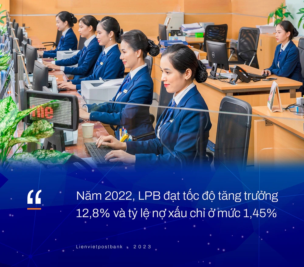 LPB có tốc độ tăng trưởng gần 13% và tỉ lệ nợ xấu chỉ ở mức 1,45%