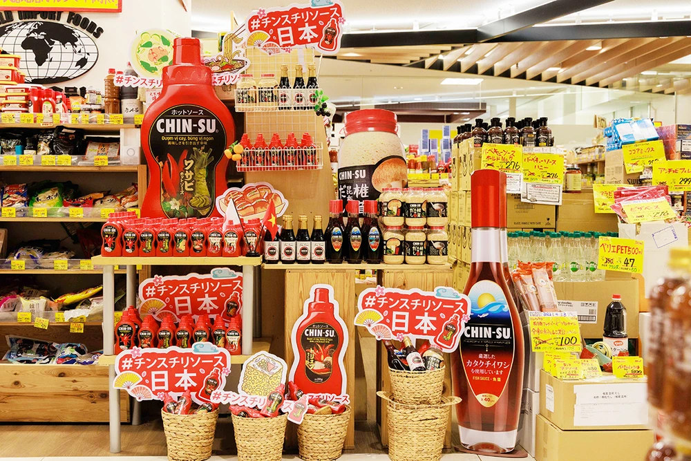 Trọn bộ gia vị Chin-su mới dành riêng cho thị trường Nhật Bản đã có mặt trên kệ tại các hệ thống siêu thị lớn ở Tokyo, Kanagawa và Saitama.