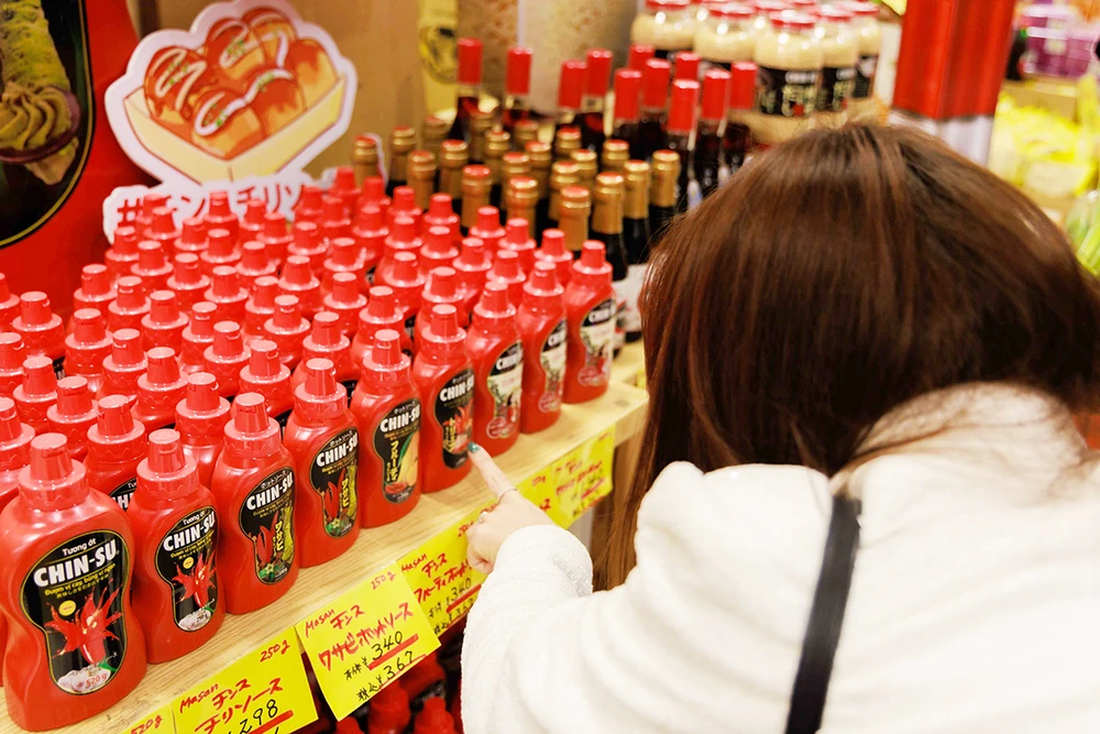 Người tiêu dùng tại Nhật Bản dành nhiều sự quan tâm dành cho các sản phẩm trong bộ gia vị mới của Chin-su.
