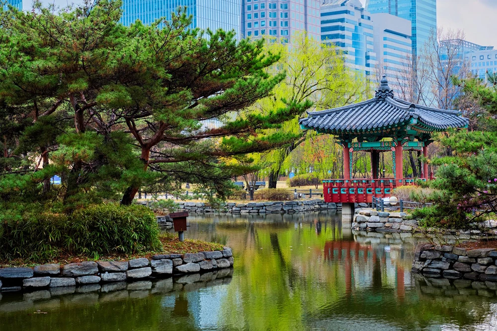 Yeouido-park-in-Seoul-Korea.