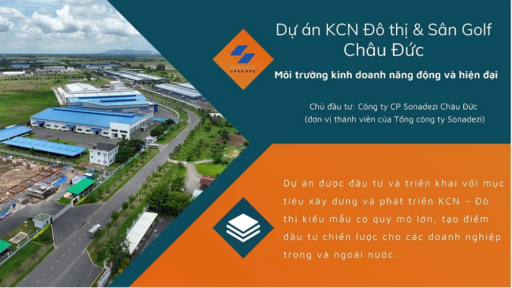 Dự án khu công nghiệp - đô thị và sân Golf Châu Đức.